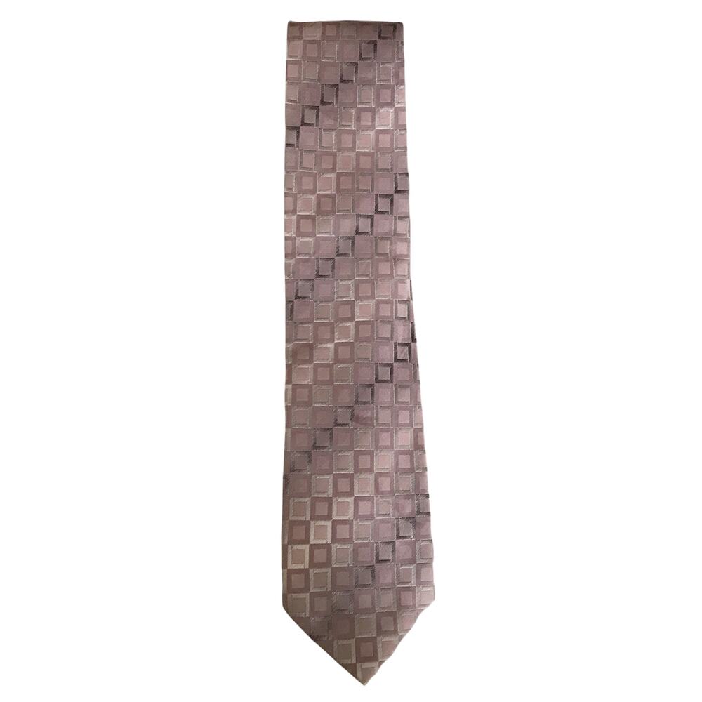 Kenneth Cole Reaction Tie Geometric Academia Business Office Dressy Formal Work